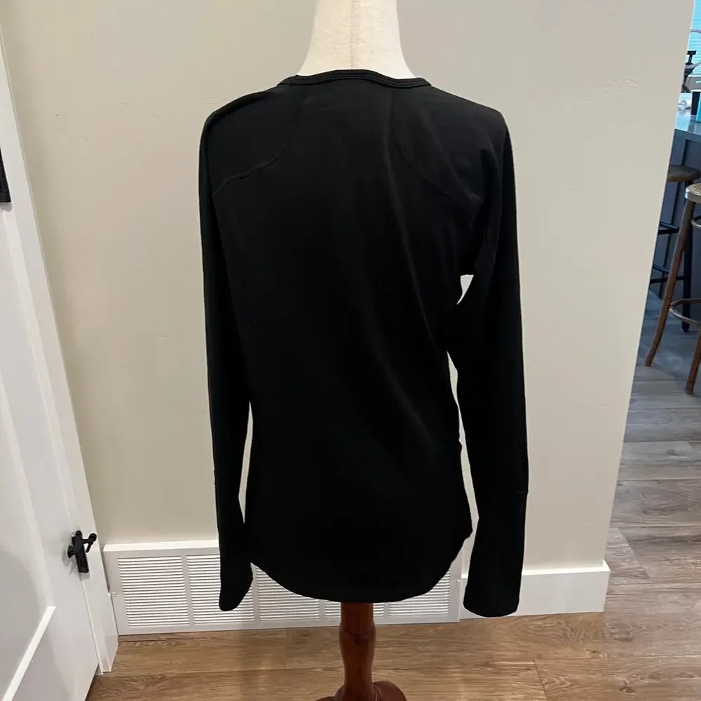 THE NORTH FACE Men's Long Sleeve Crew Neck Size M In Black
